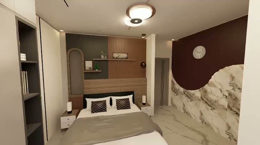 Chambre conçue en 3D par STAME.I