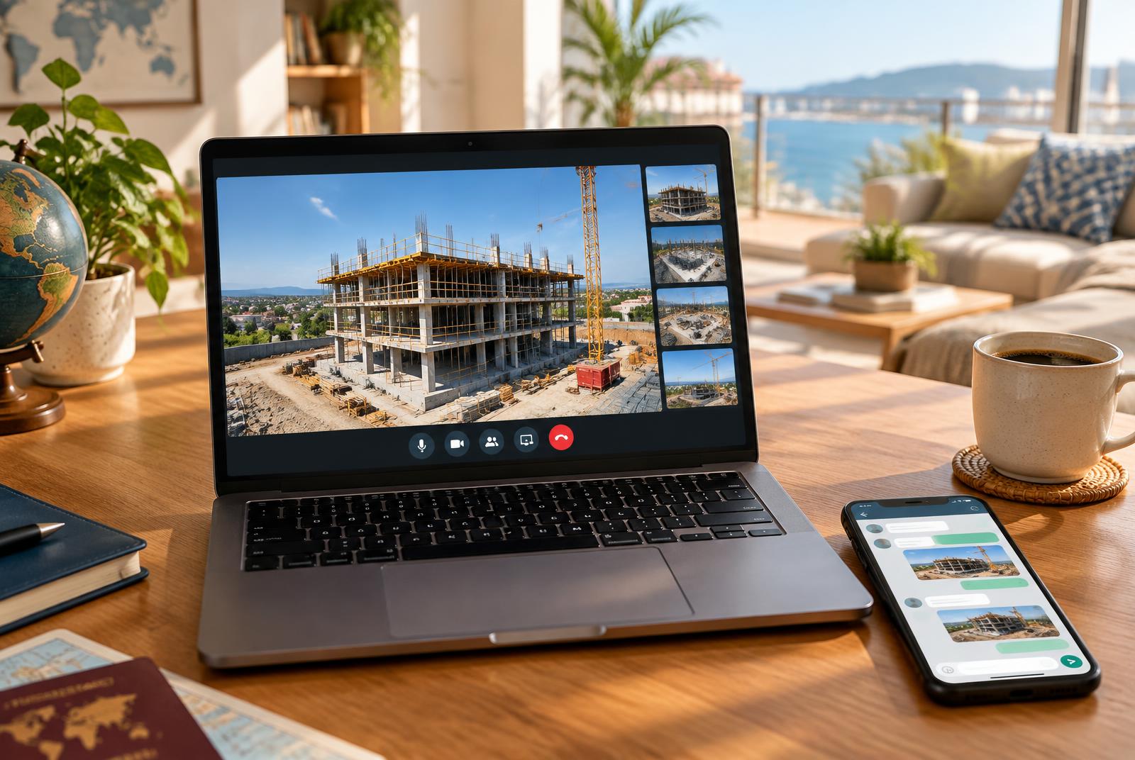 Suivi de chantier à distance en visio